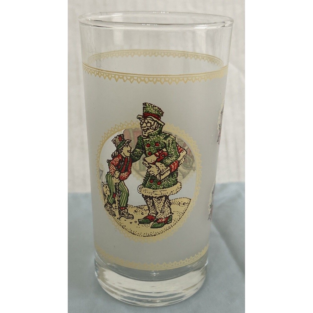 Vintage Scrooge  A Christmas Carol Tiara Glass